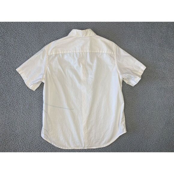 Rohka Button Up Shirt Mens Small/Medium Abstract Embroidered - Picture 8 of 9